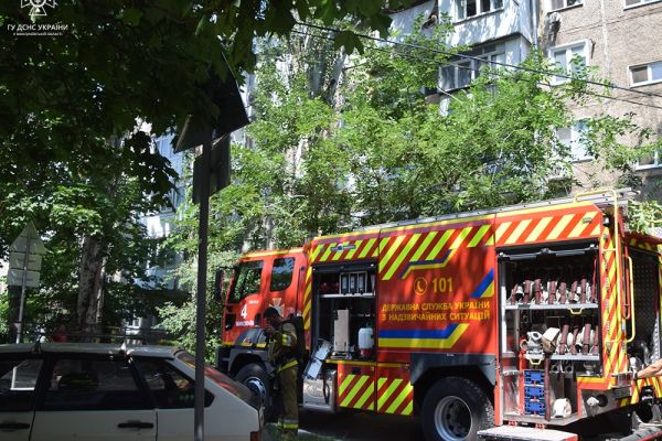 Пожежа в багатоповерхівці Миколаєва