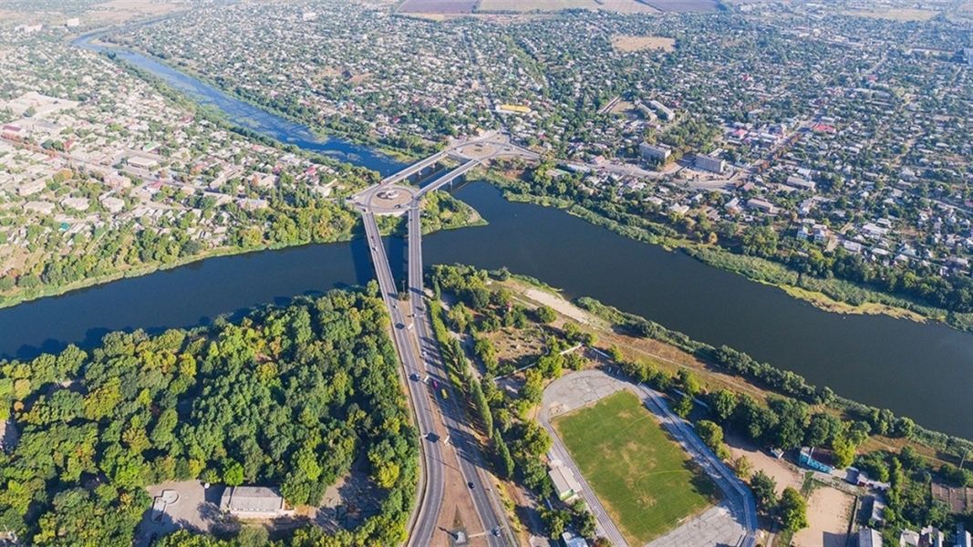 Поромна переправа в Миколаєві