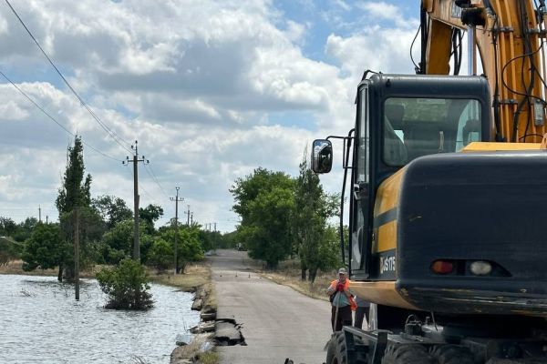 Ремонт проїзду в Снігурівці