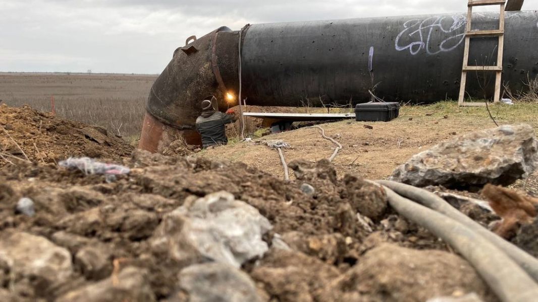 Будівництво водогону в Миколаєві