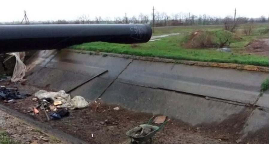Пошкодження у другому місці водопроводу, нанесене росіянами