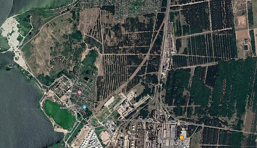 Скриншот с GoogleMaps