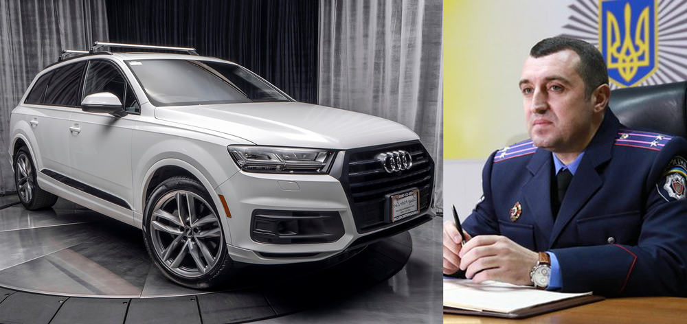 Мать начальника УБПТЛ Николая Кульчицкого приобрела новенькую Audi Q7 - ее стоимость достигает 1,8 миллиона гривен