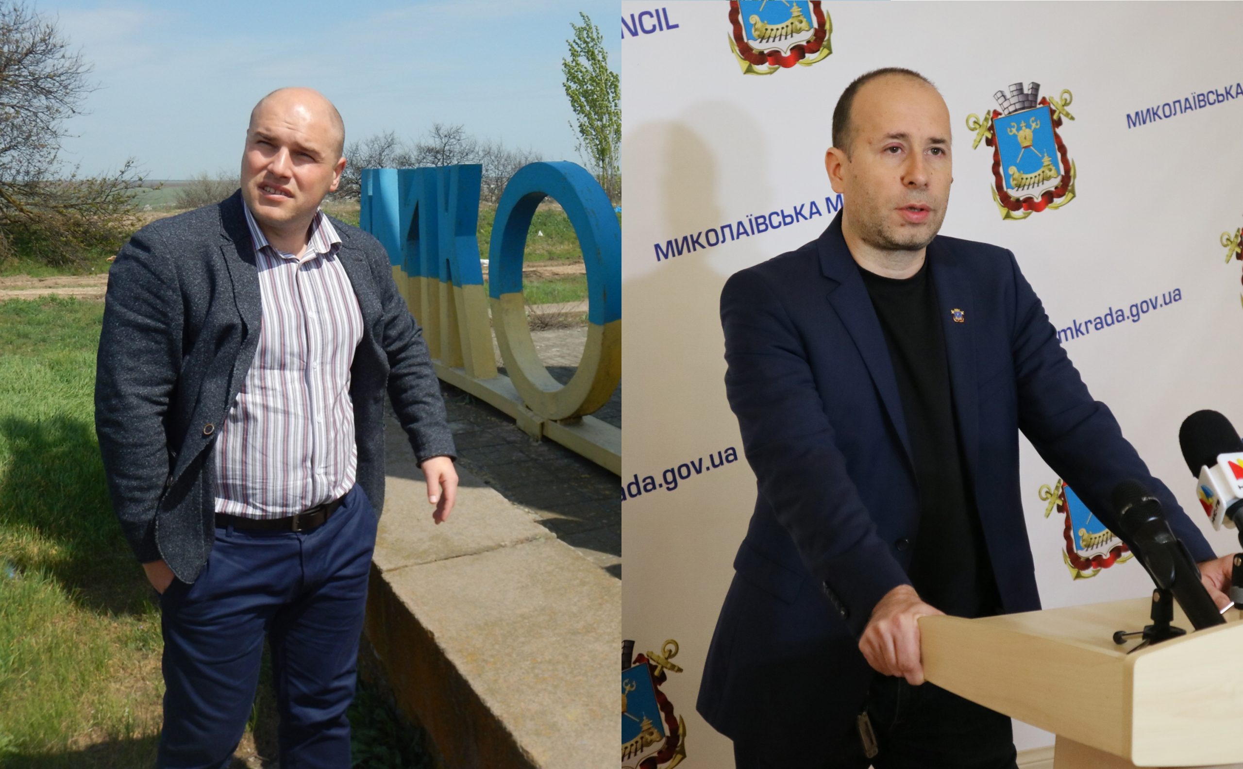 Глава администрации Центрального района Александр Береза и директор антикоррупционного департамента горсовета Андрей Ермолаев