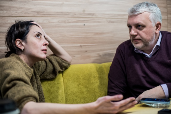 Свое первое интервью в должности главы Нацполиции Хатия дала Павлу Шеремета для УП.  ЮЛИЯ КОЧЕТОВА