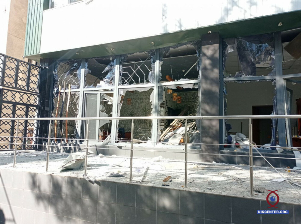 Руйнувань зазнав і перший поверх будівлі