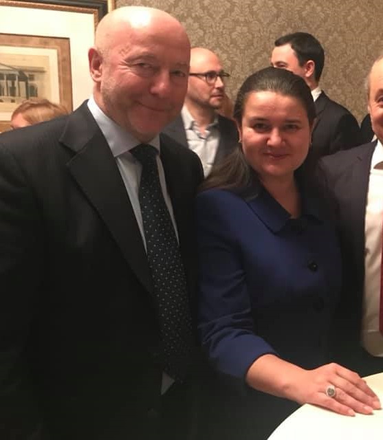 Данило Волинець та Оксана Маркарова/ФОТО з Facebook-сторінки Волинця