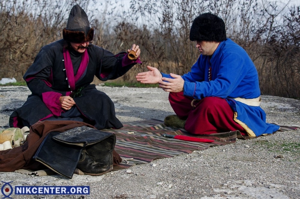 Развлечения казаков - игра в кости