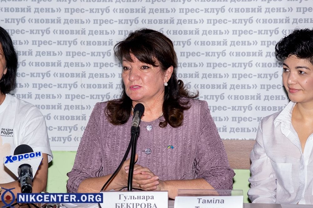 Гульнара Бекирова, супруга крымскотатарского активиста Эдема Бекирова