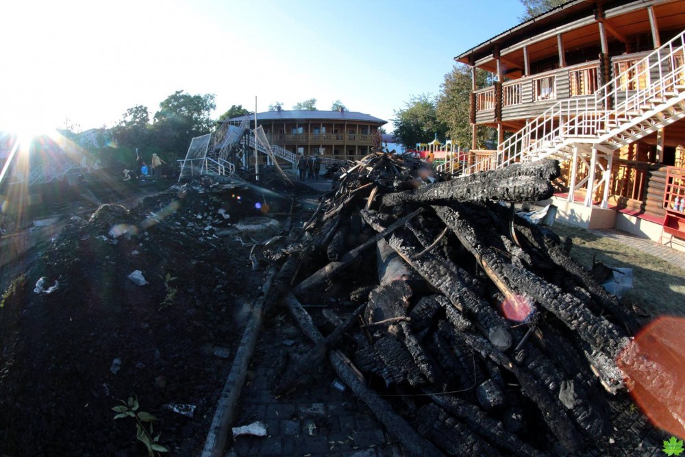 На месте трагедии 16 сентября. Общественное инспекции лагеря «Виктория»