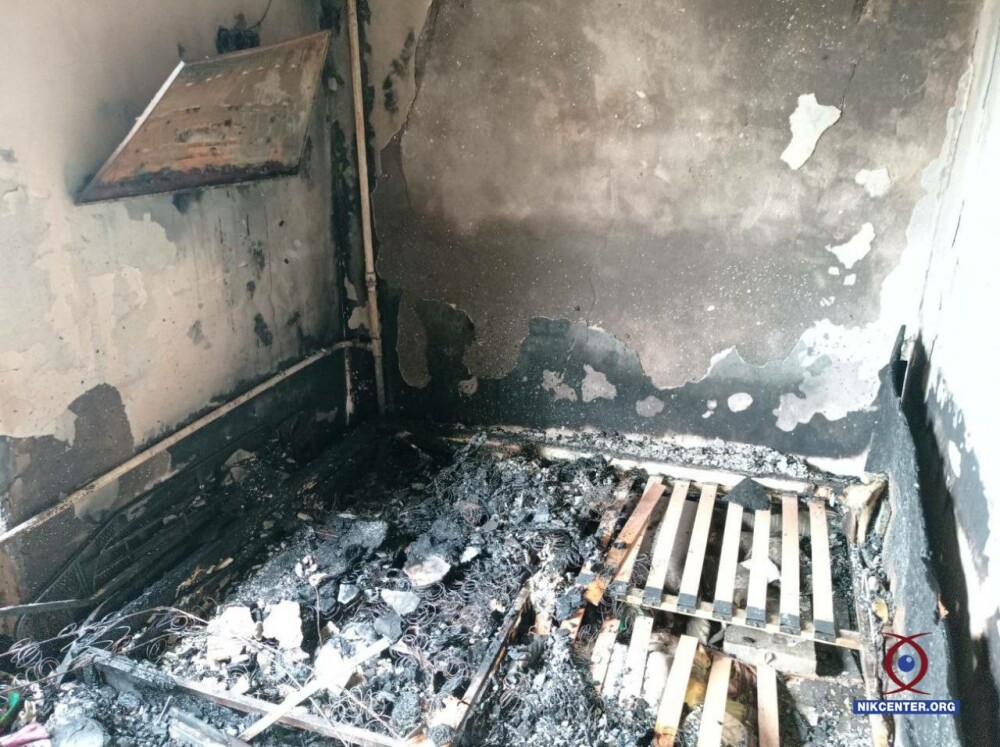 Внаслідок удару виникла пожежа