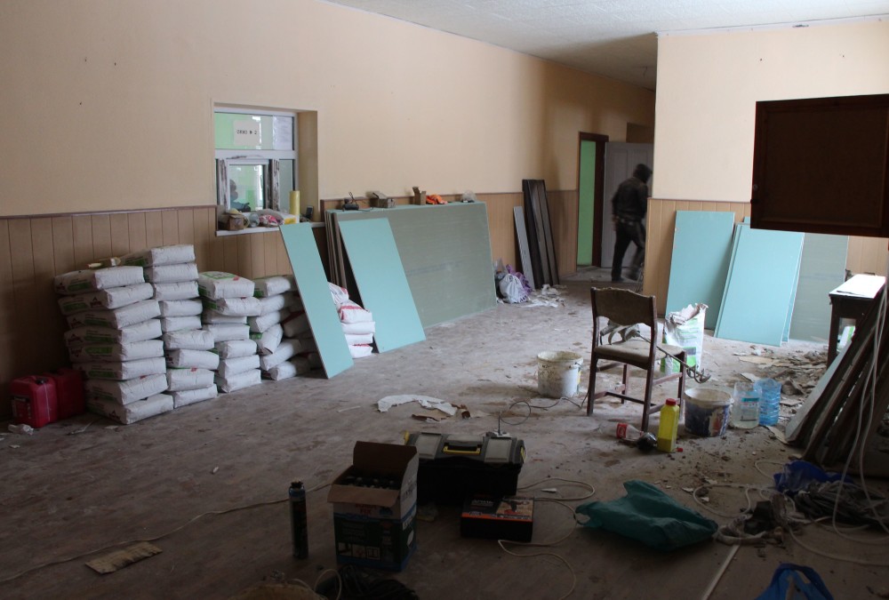 Ремонт в помещении на Шнеерсона, 22. 