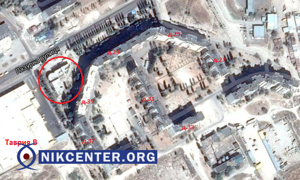 На карте отмечена незаконная постройка