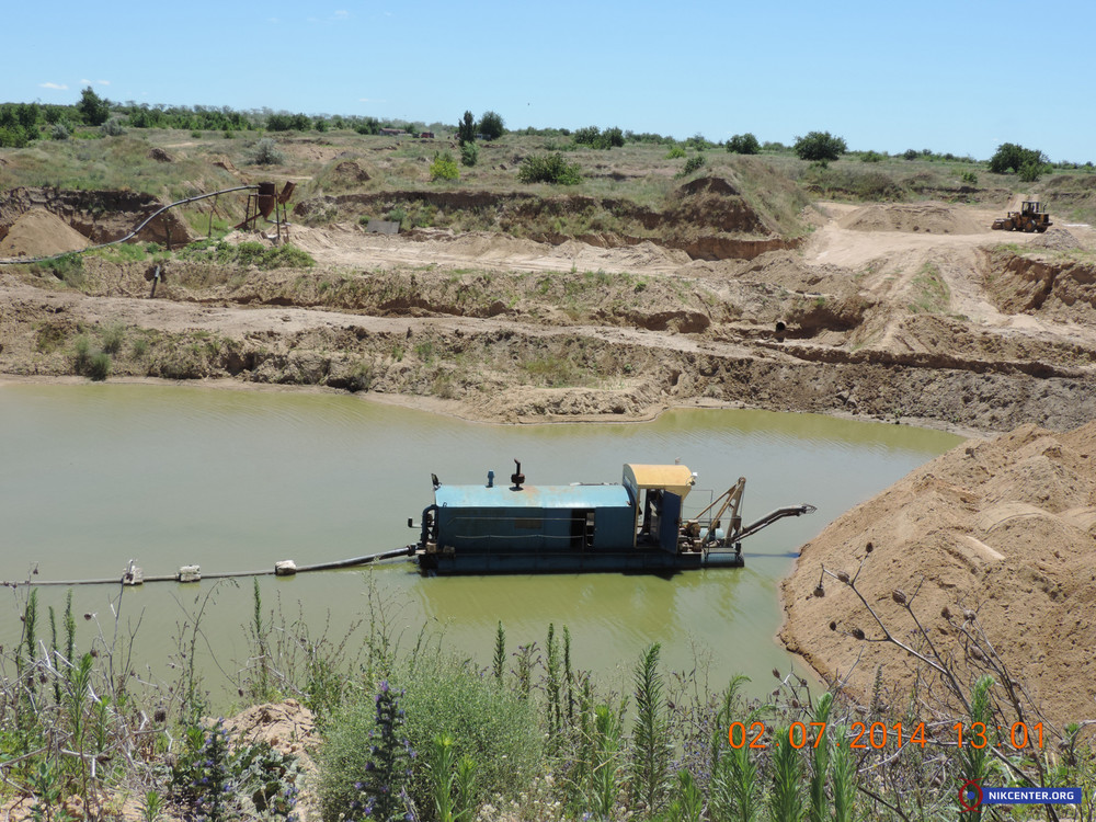 Так карьер в районе Калиновки выглядел в 2014 году