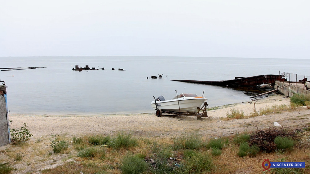 Причал рыбинспекции в Очакове.