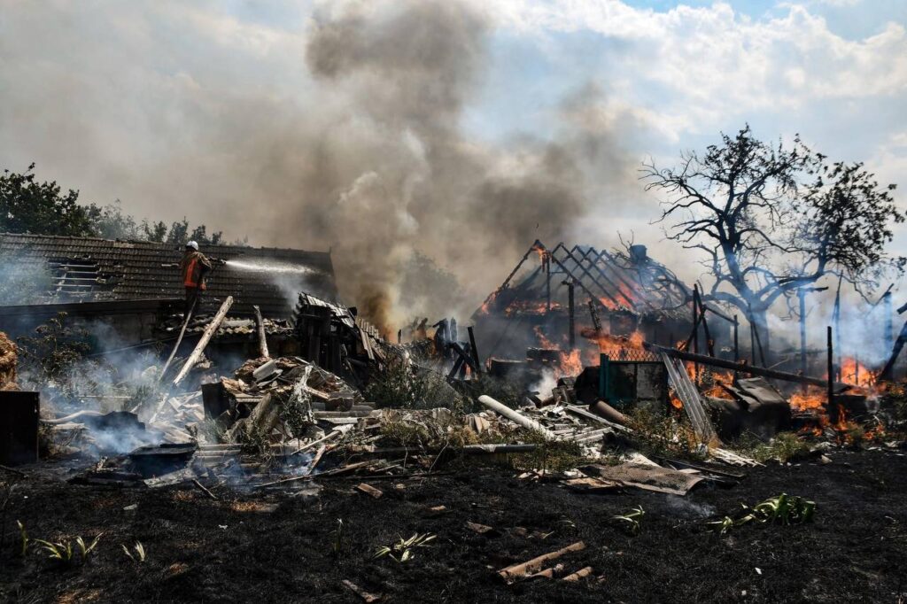 Масштабні пожежі на Миколаївщині