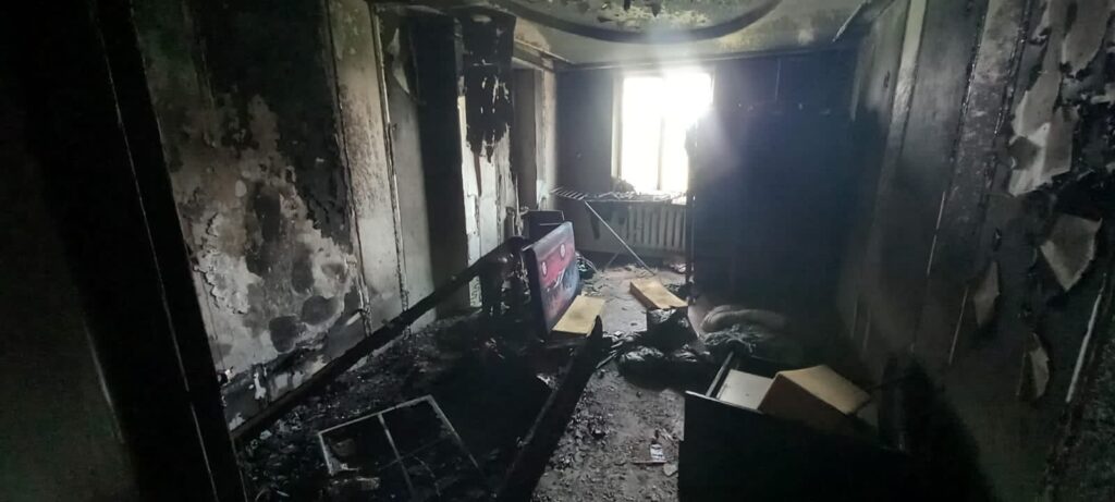 Пожежа квартири в Одесі