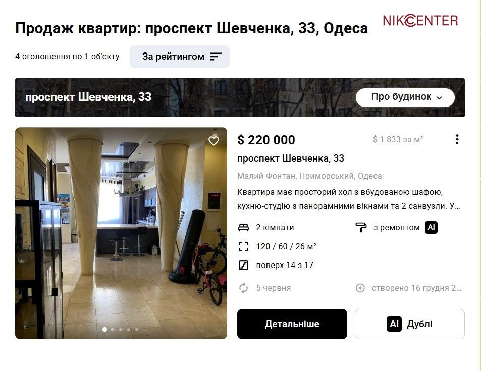 Дмитрий Хондусенко, квартира