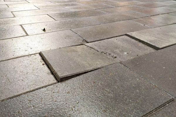 Ремонт тротуару на Миколаївщині