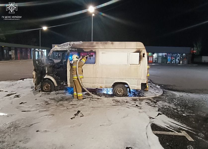 пожежа авто на Миколївщині