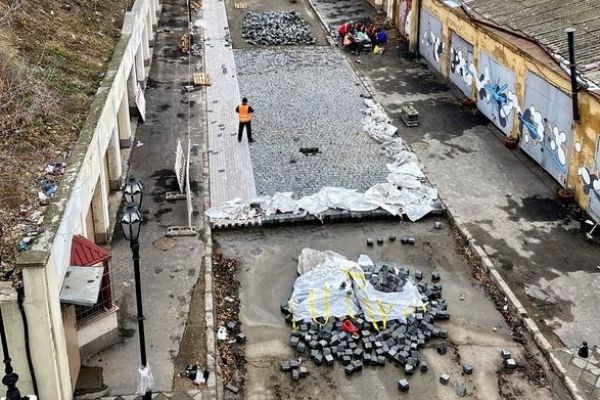 Витрати на бруківку в Одесі